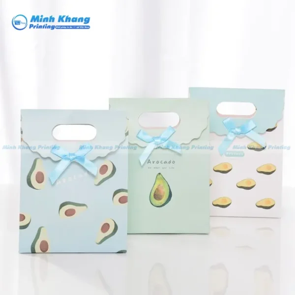 Mẫu Túi Giấy Nắp Gập Đẹp & Dễ Thương