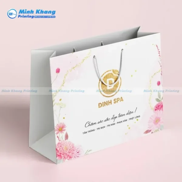 Mẫu Túi GiấyDinh Spa Nhẹ Nhàng & Thanh Thoát