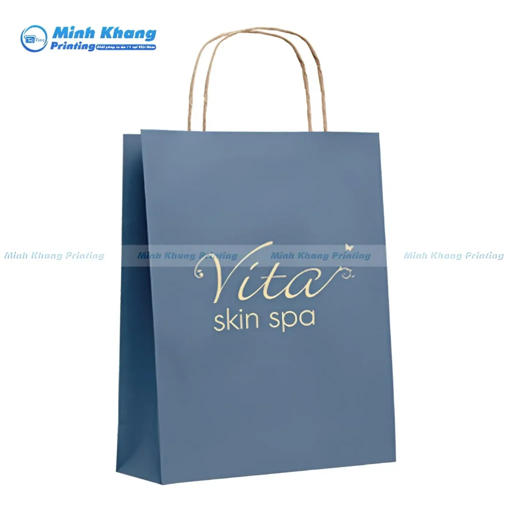 Mẫu Túi Giấy Vita Spa Bóng Mịn & Bắt Mắt