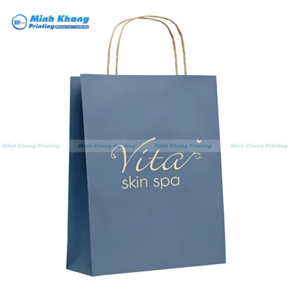 Mẫu Túi Giấy Vita Spa Bóng Mịn & Bắt Mắt