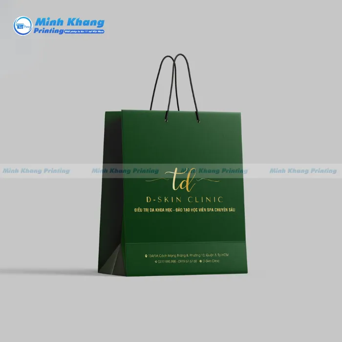 Mẫu Túi Giấy Spa Tỉ Mỉ & Công Phu