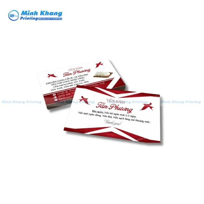 Mẫu Card Visit Tân Phương Chuyên Cung Cấp Sỉ - Lẻ Yến Sào