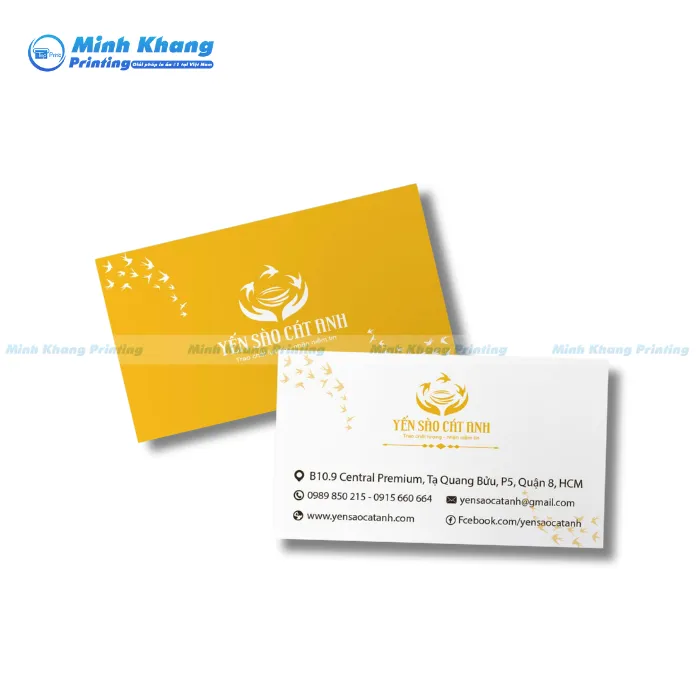 Mẫu Name Card Yến Sào Cát Anh Tối Giản & Phong Cách