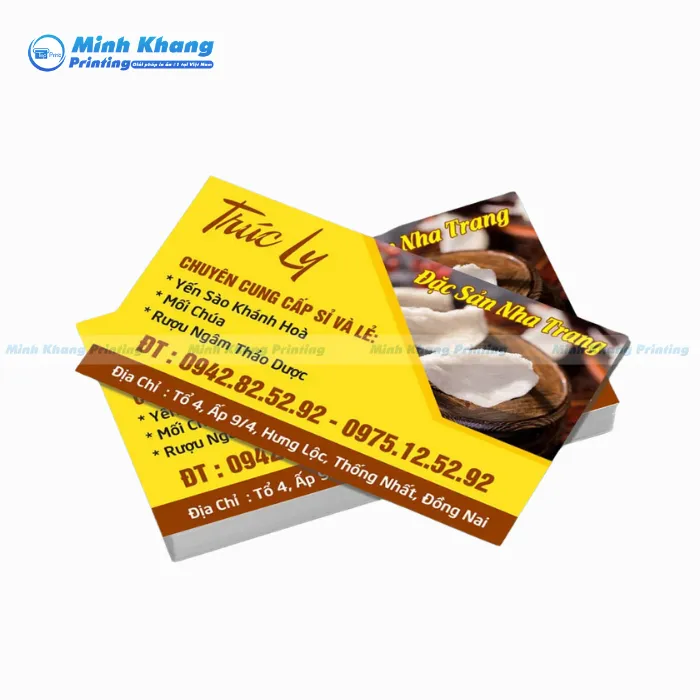 Quy Cách In Card Visit Yến Sào Chất Lượng & Đẳng Cấp