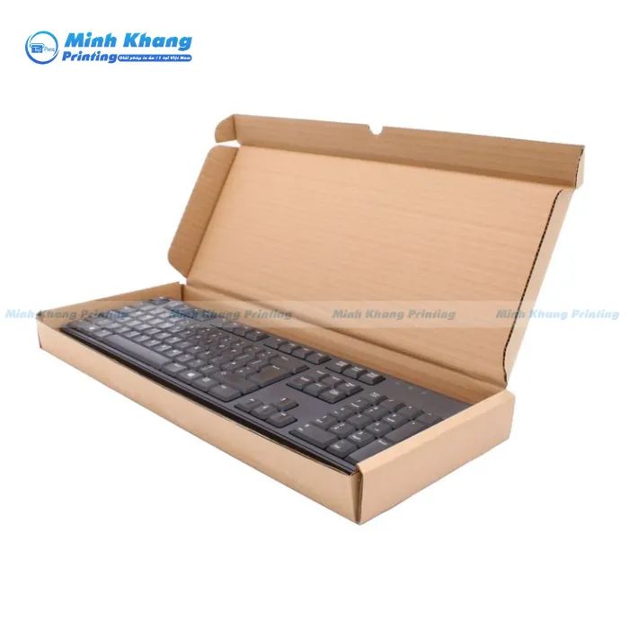 Mẫu Hộp Giấy Carton Dài Đựng Bàn Phím