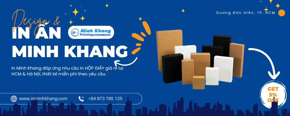 hộp giấy hình chữ nhật