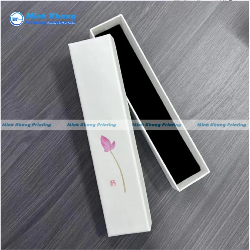 Mẫu Hộp Giấy Hình Chữ Nhật Âm Dương Đựng Son, Nước Hoa