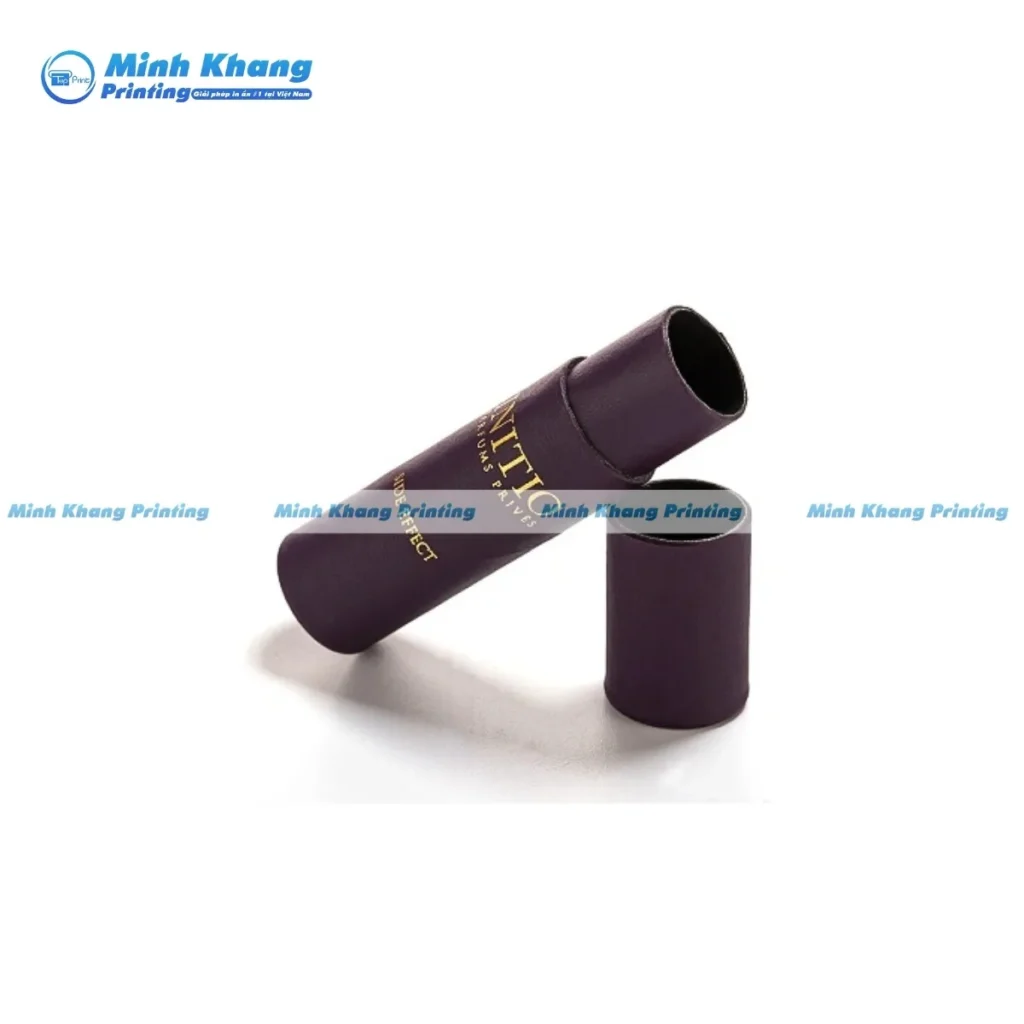 Mẫu Hộp Giấy Tròn Đựng Mỹ Phẩm, Đựng Son