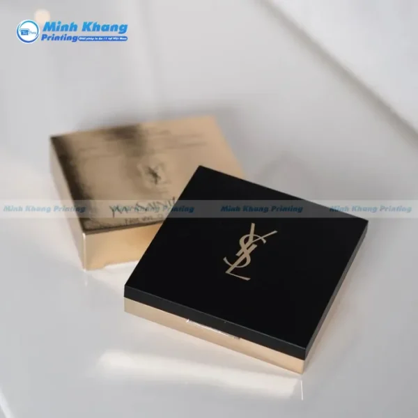 Mẫu Hộp Giấy In Logo Thương Hiệu YSL Đẳng Cấp & Sang Trọng