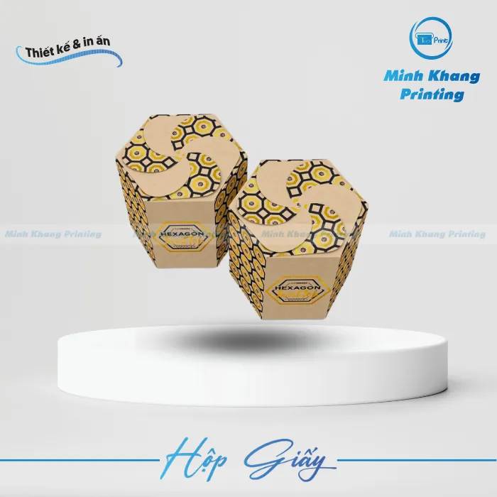 hộp giấy lục giác