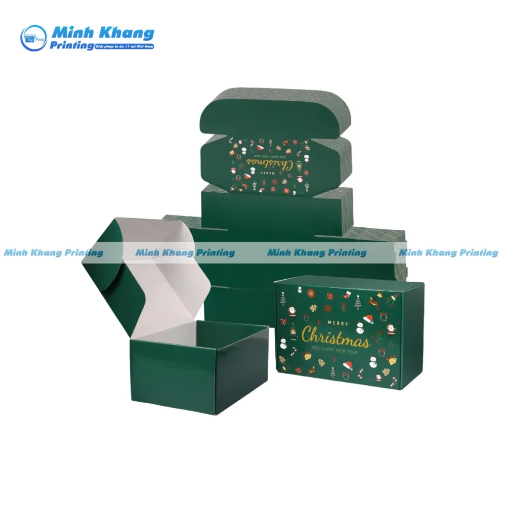 hộp giấy noel