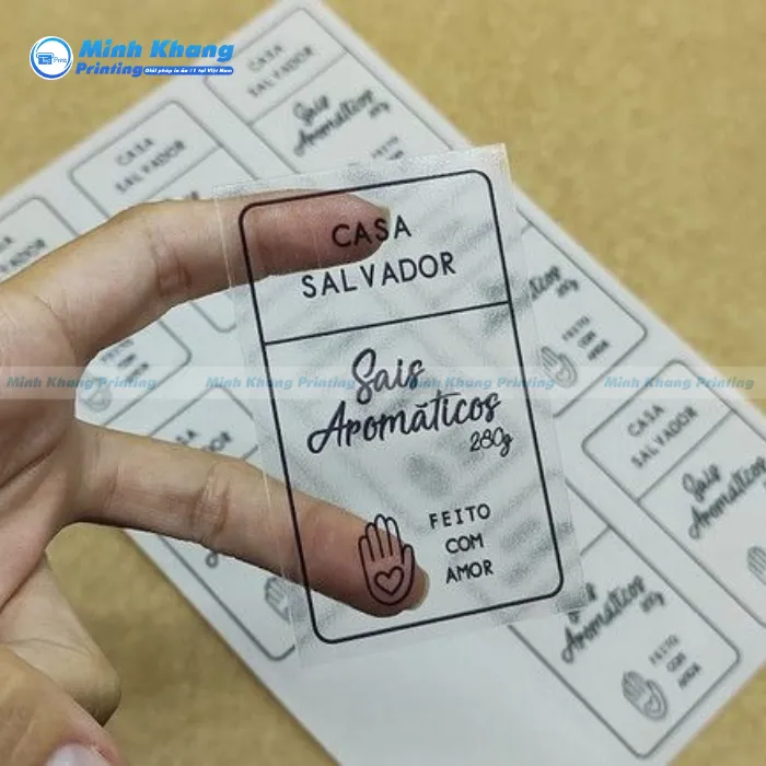Quy Cách In Tem Trong Suốt Những Điều Cần Biết