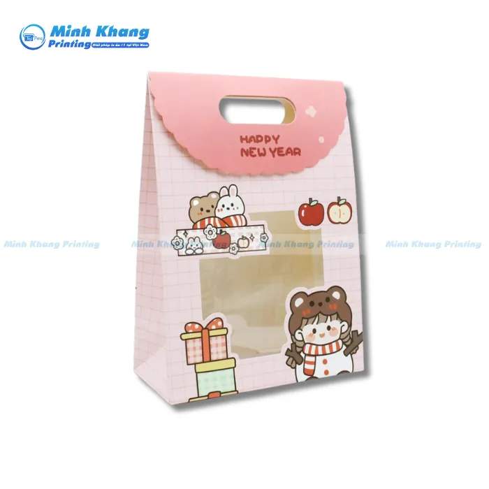 Mẫu Túi Giấy Fahasa Mặt Kính Thiết Kế Bắt Mắt & Nổi Bật Thương Hiệu