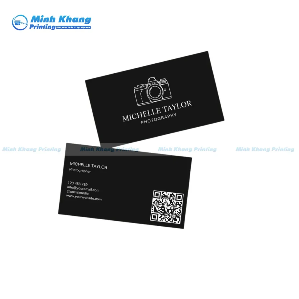 Mẫu card visit camera chuyên nghiệp giúp nhiếp ảnh gia khẳng định phong cách