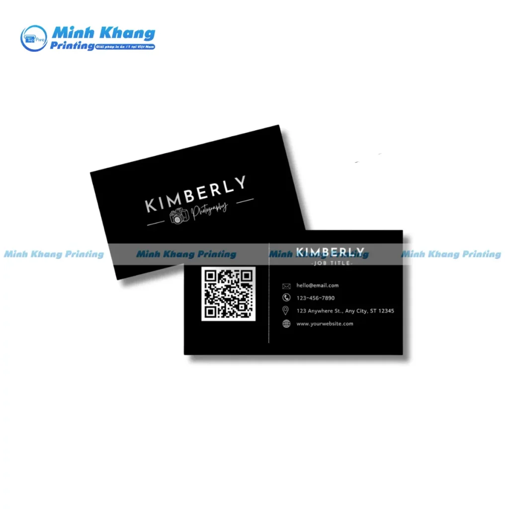 Mẫu card visit cao cấp với thiết kế tối giản, thể hiện sự tinh tế và chuyên nghiệp