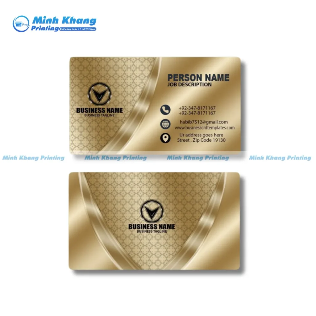 Mẫu card visit cao cấp lấy liền trong ngày, phù hợp với doanh nhân bận rộn