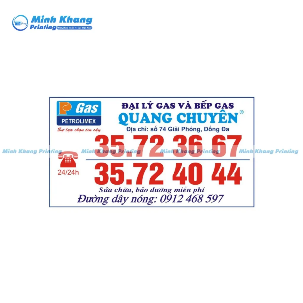 Mẫu card visit gas thiết kế độc đáo giúp thương hiệu bạn nổi bật