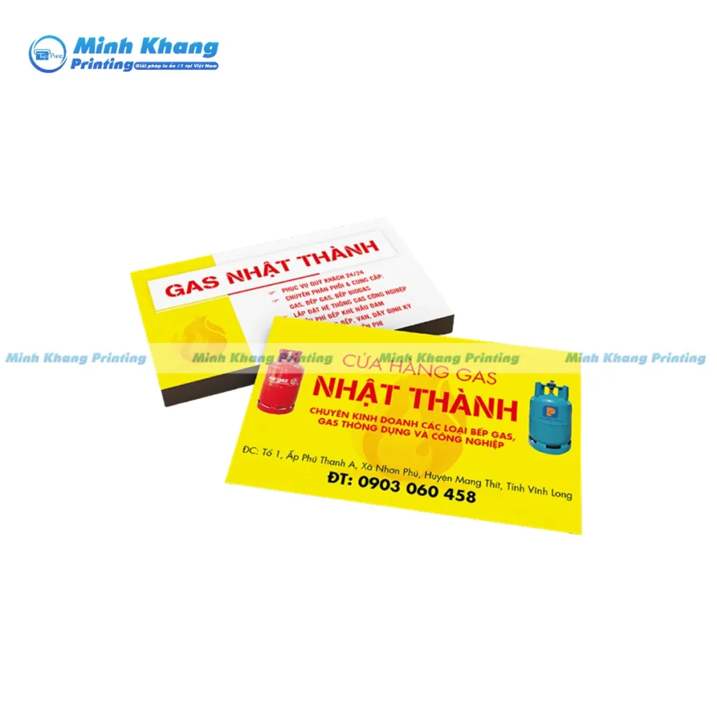 Mẫu card visit gọi gas Nhật Thành