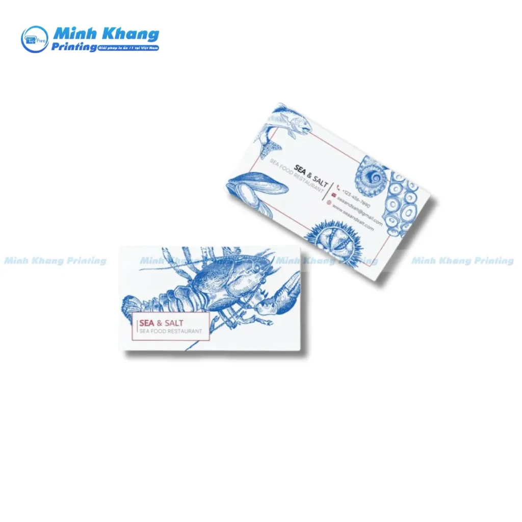 card visit hải sản