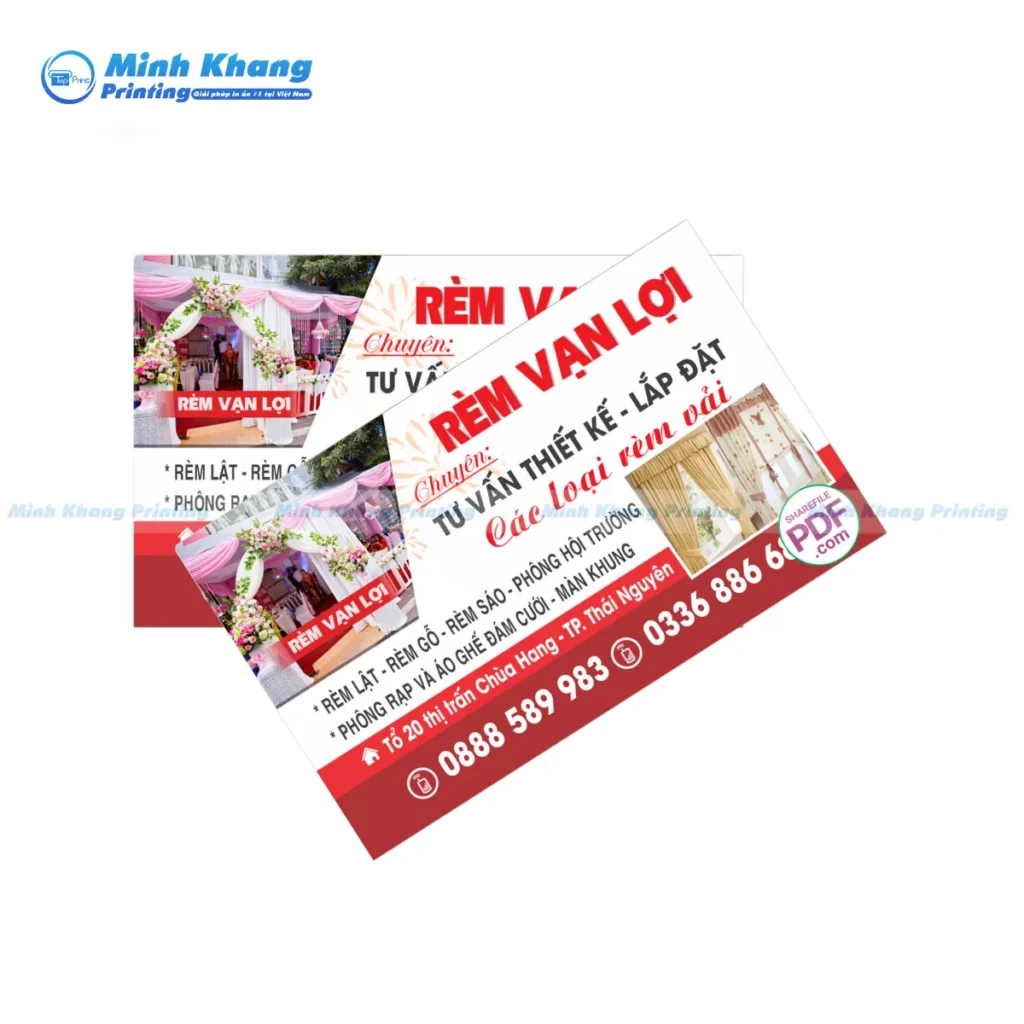 Màu card visit rèm cửa cao cấp hình ảnh rèm vải buông rủ trong phòng khách sang trọng