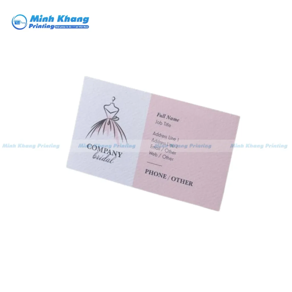 Mẫu Card Visit Shop Quần Áo với kích thước tiêu chuẩn, tiện lợi bỏ ví