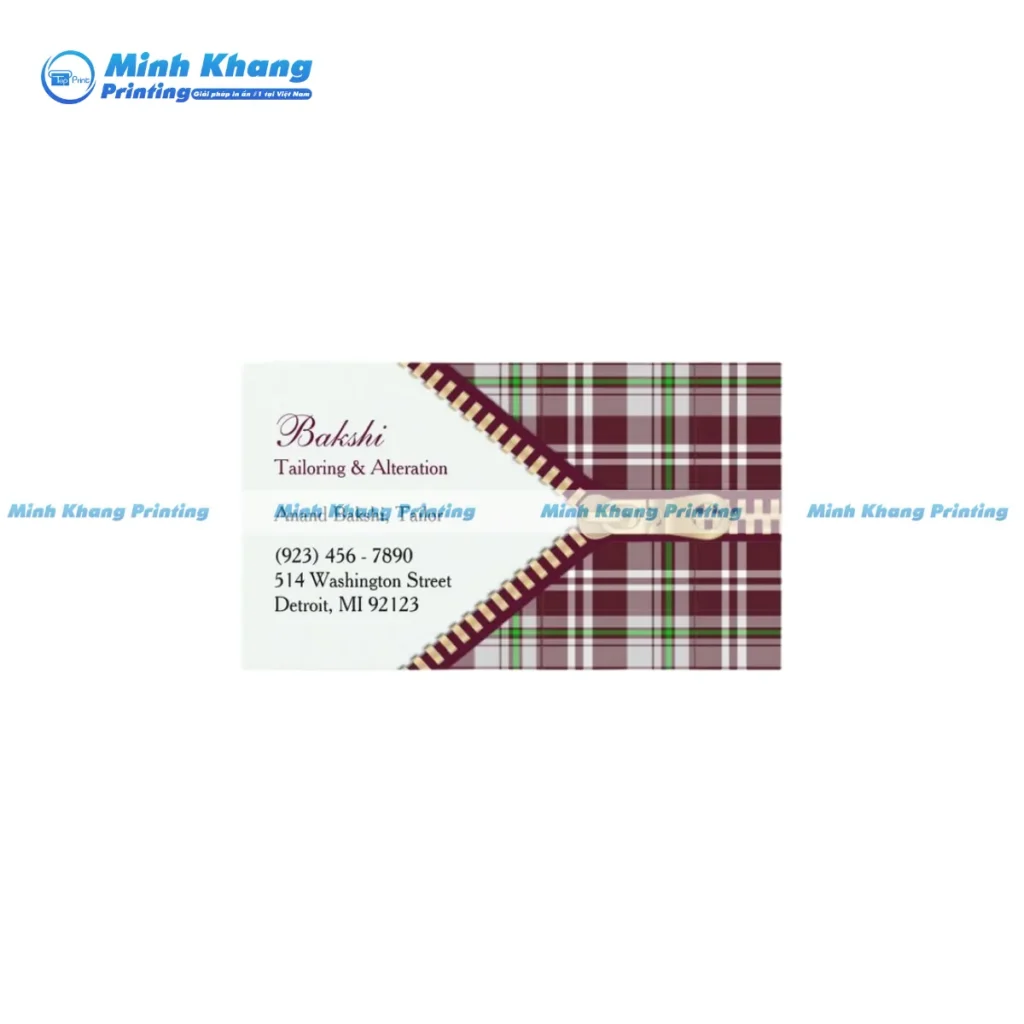 Mẫu Card Visit Shop Quần Áo cá tính, phối màu phá cách thu hút