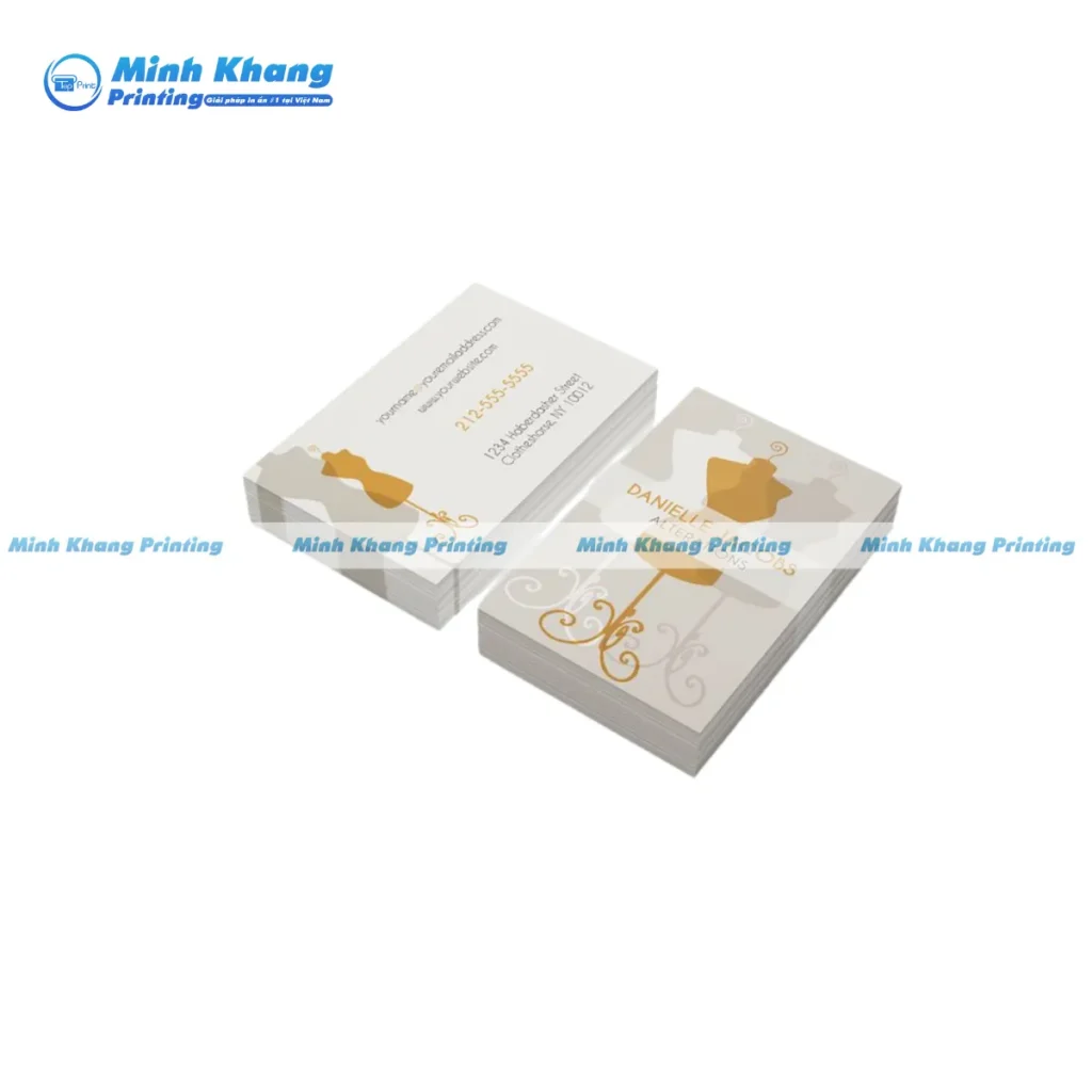 Mẫu Card Visit Shop Quần Áo in offset sắc nét, màu in bền đẹp
