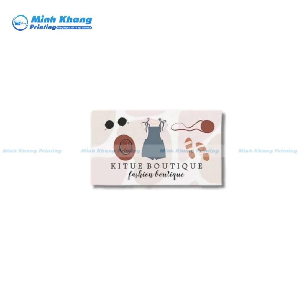 Mẫu Card Visit Shop Quần Áo Trẻ Em Chất Liệu Giấy C300gsm