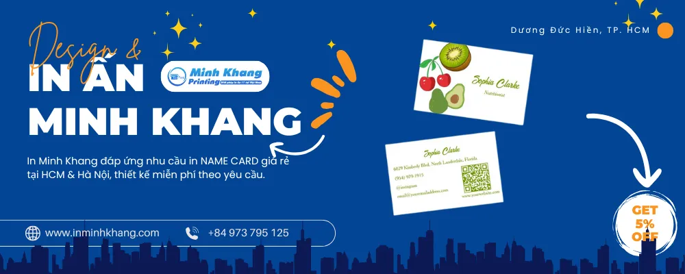 card visit trái cây