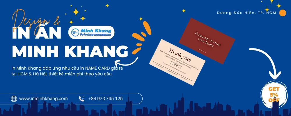 name card cảm ơn