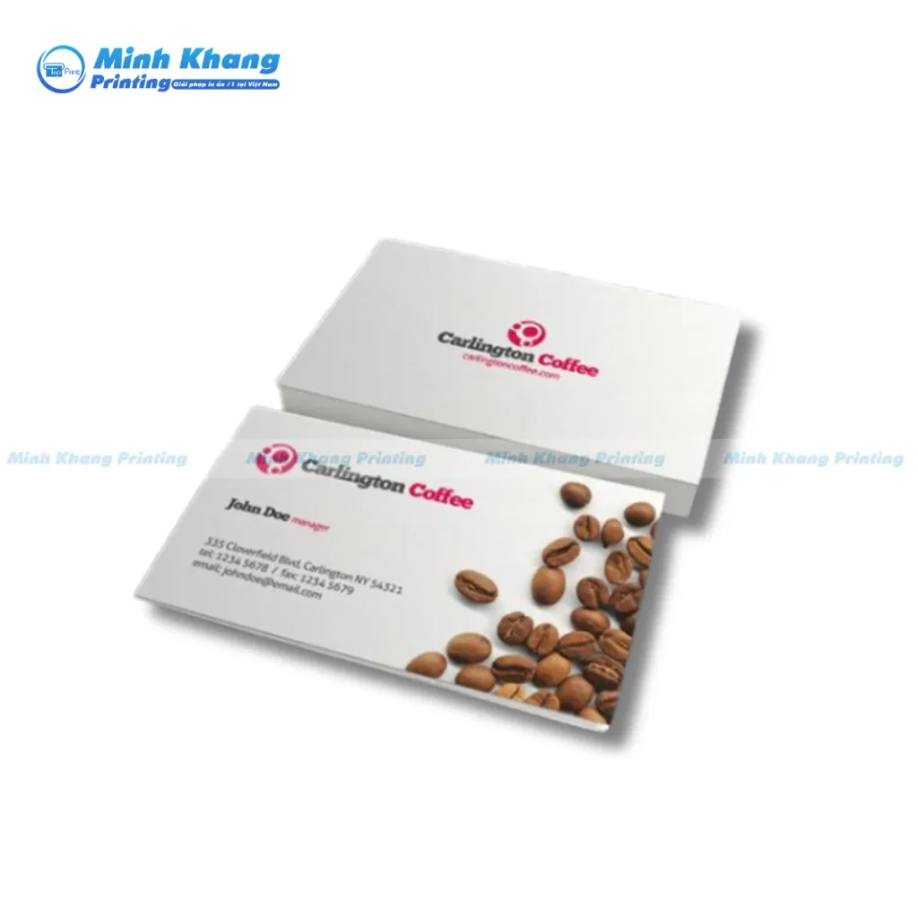 Mẫu Name Card Coffee thiết kế riêng, phản ánh cá tính độc đáo