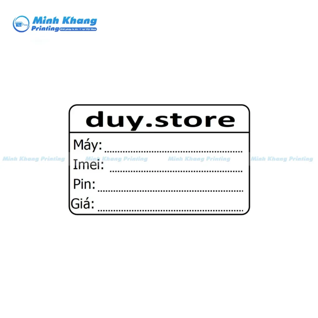Mẫu tem thông tin điện thoại tiện lợi cho kỹ thuật viên và cửa hàng sửa chữa