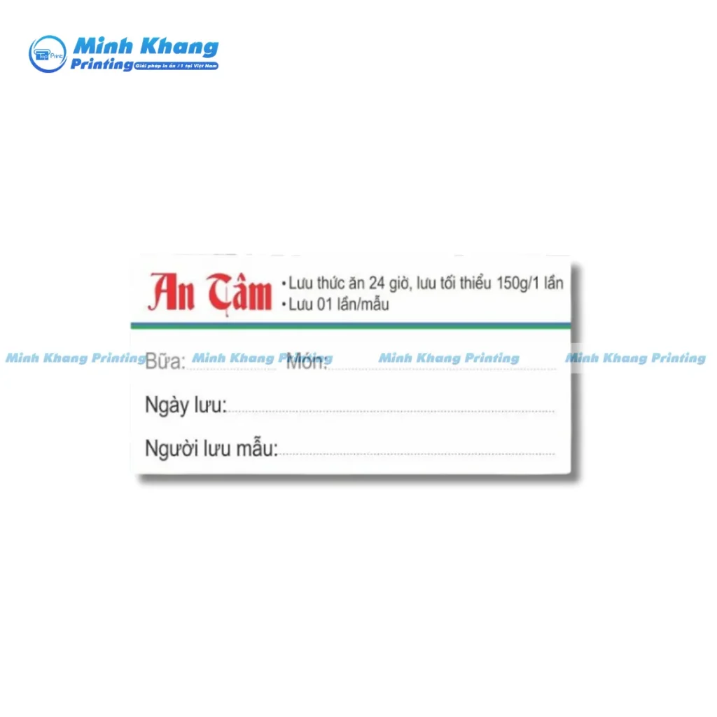 Mẫu tem lưu mẫu thức ăn theo tiêu chuẩn HACCP – hỗ trợ kiểm soát vệ sinh chuyên nghiệp