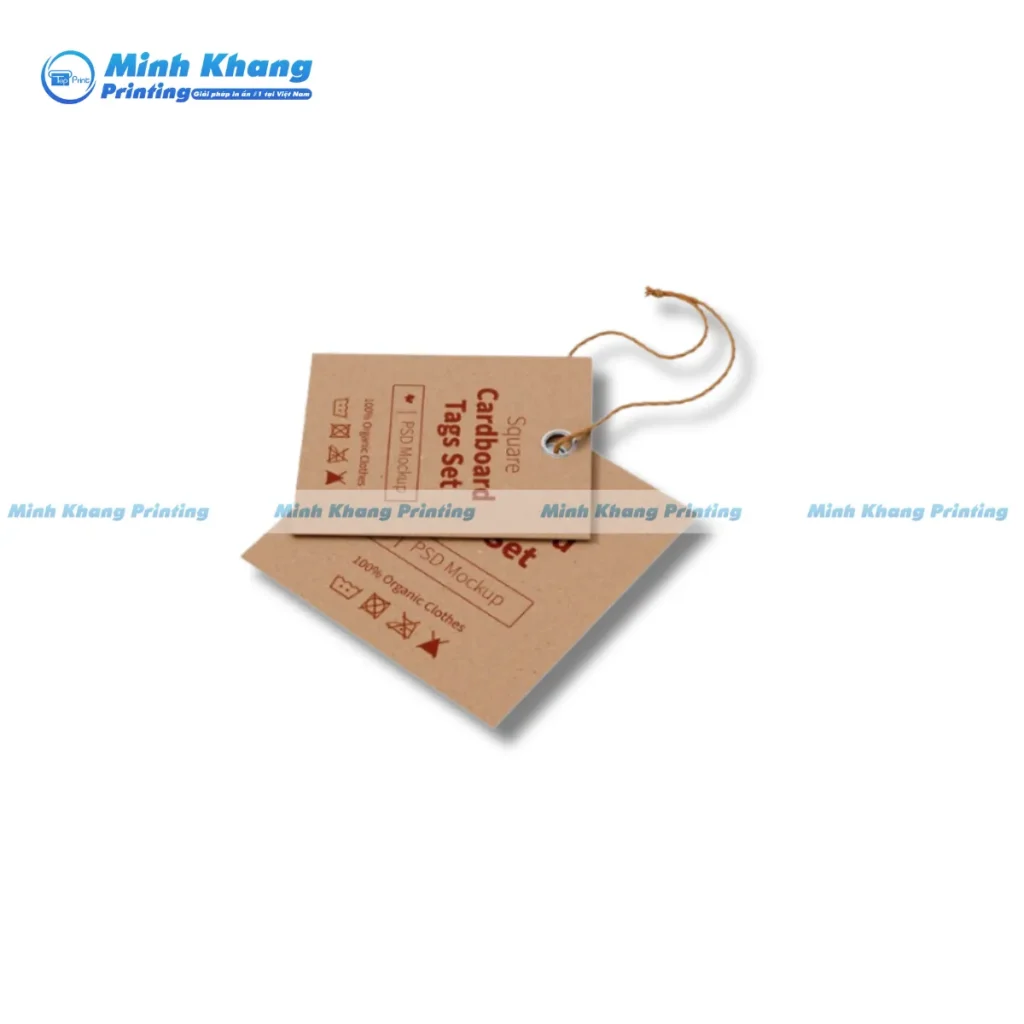 Mẫu tag quần áo vintage tạo điểm nhấn độc đáo cho các thiết kế retro