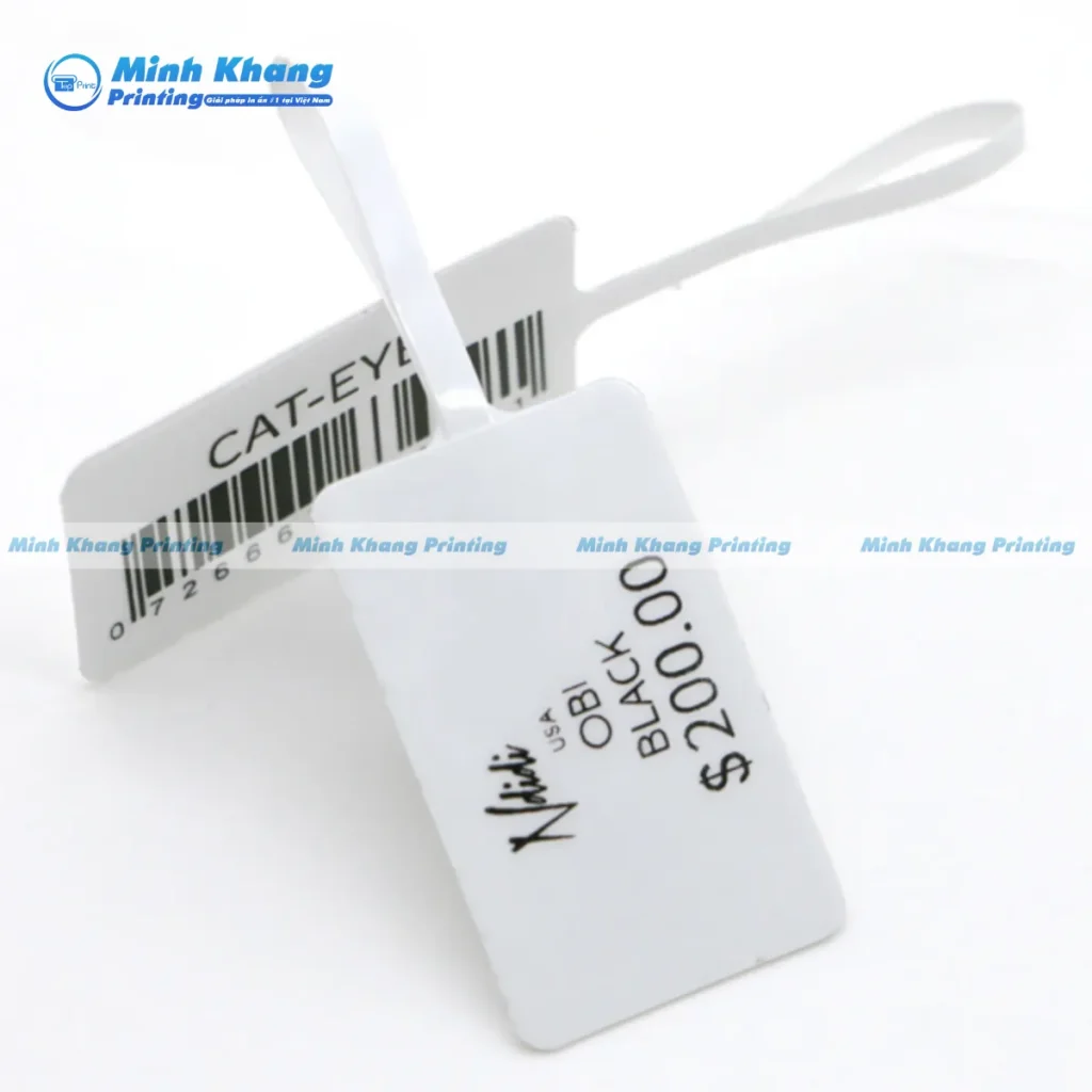 Mẫu nhãn mác mắt kính có thiết kế tinh tế, hỗ trợ phân loại và quản lý