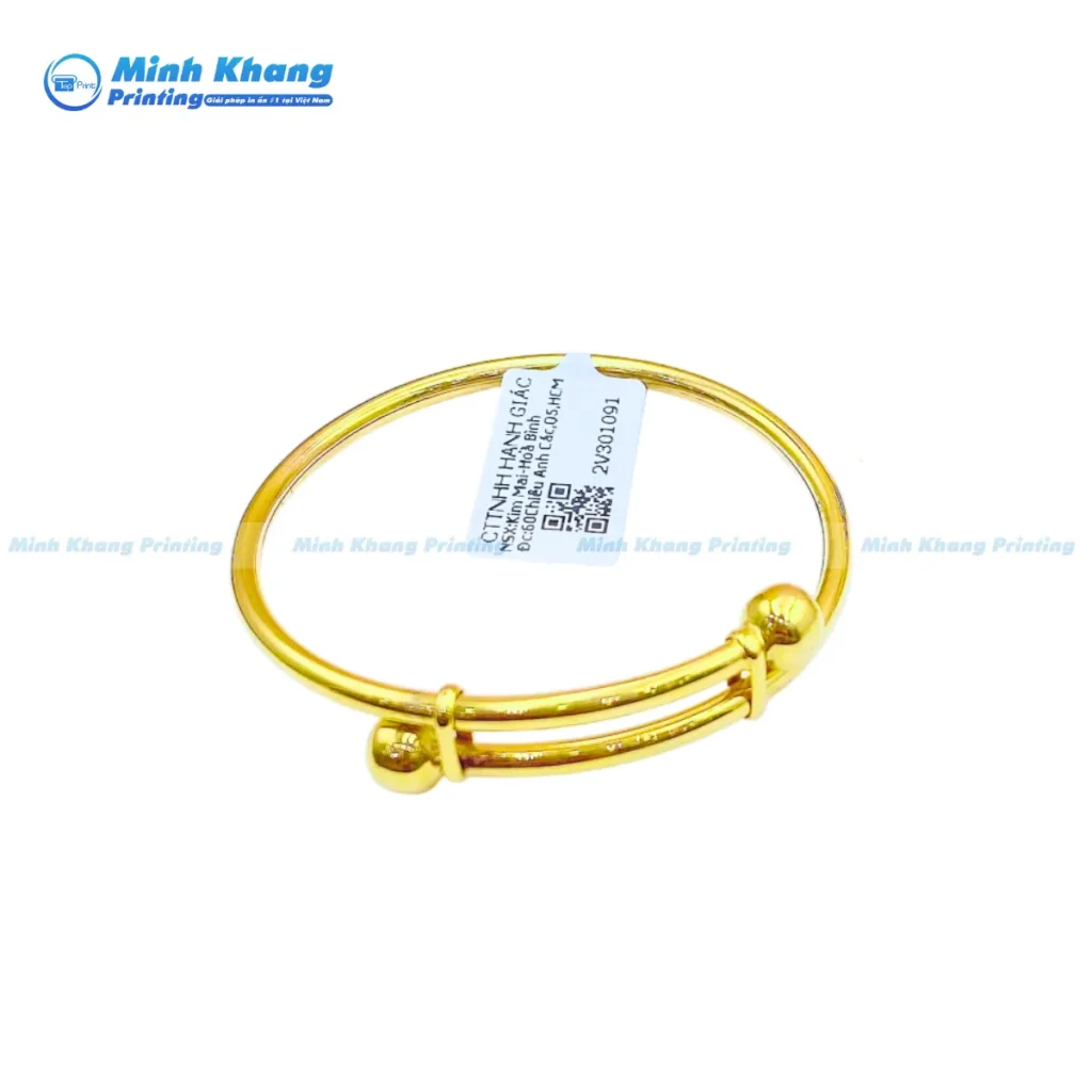 Mẫu tem nhãn vàng bạc thiết kế sang trọng, phù hợp với hộp trang sức cao cấp