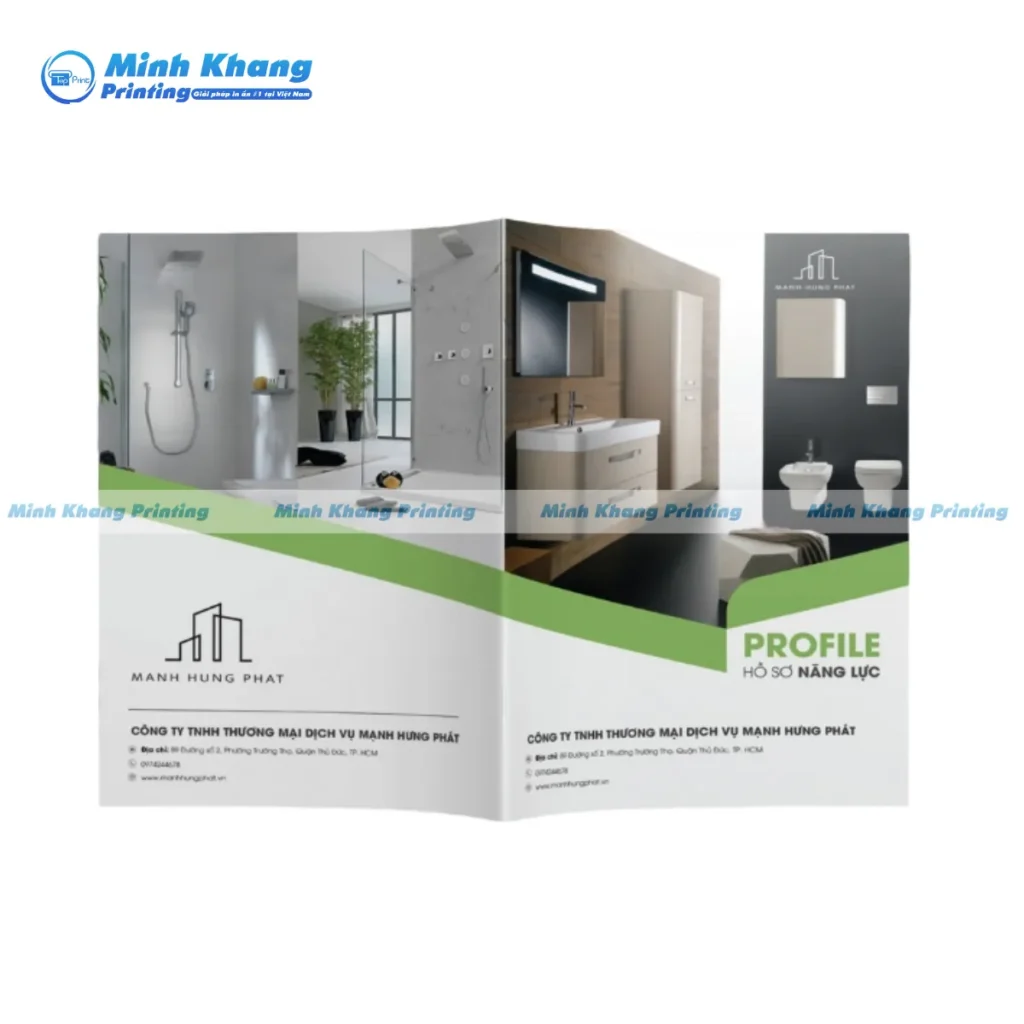 Mẫu catalogue dành riêng cho showroom thiết bị vệ sinh cao cấp