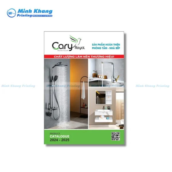 Mẫu catalogue thiết bị vệ sinh chuẩn châu Âu, gây ấn tượng mạnh ngay từ trang bìa
