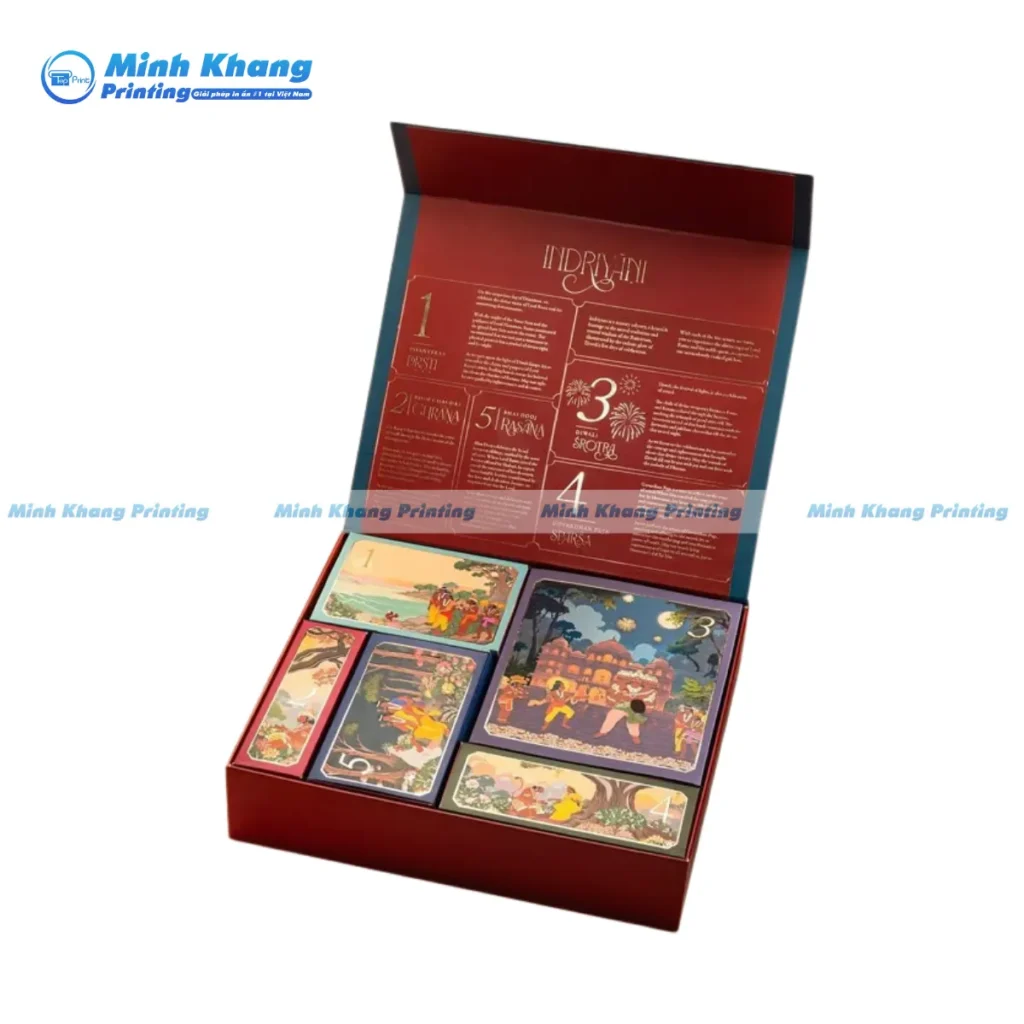 Mẫu hộp giấy cứng đựng quà tinh tế & nổi bật