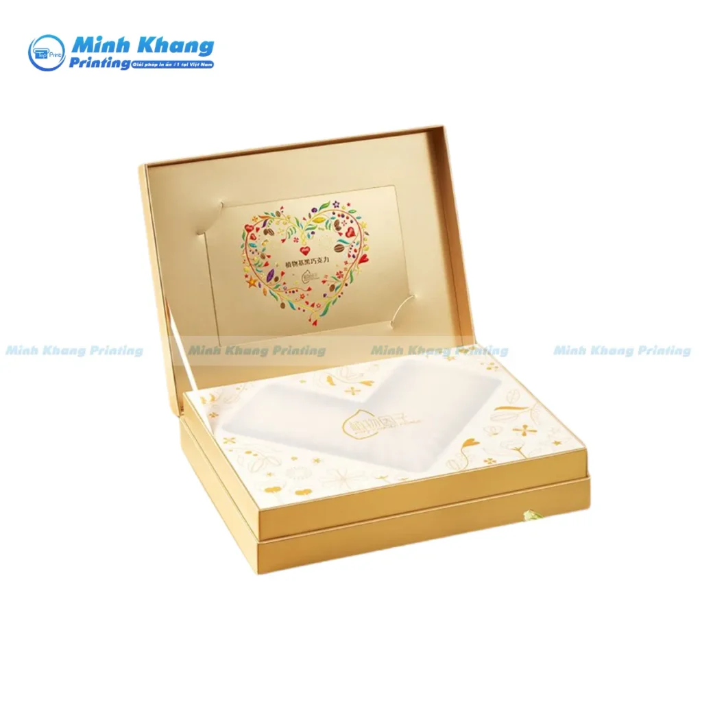 Mẫu hôp giấy metalize vàng đẳng cấp