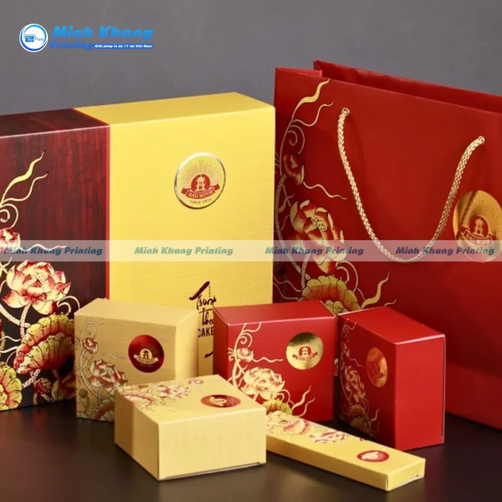 Mẫu hộp bánh trung thu cao cấp dành tặng cho khách hàng