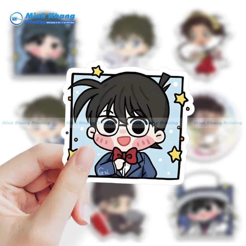 Mẫu Sticker Nhóc Thám Tử Edogawa Conan 