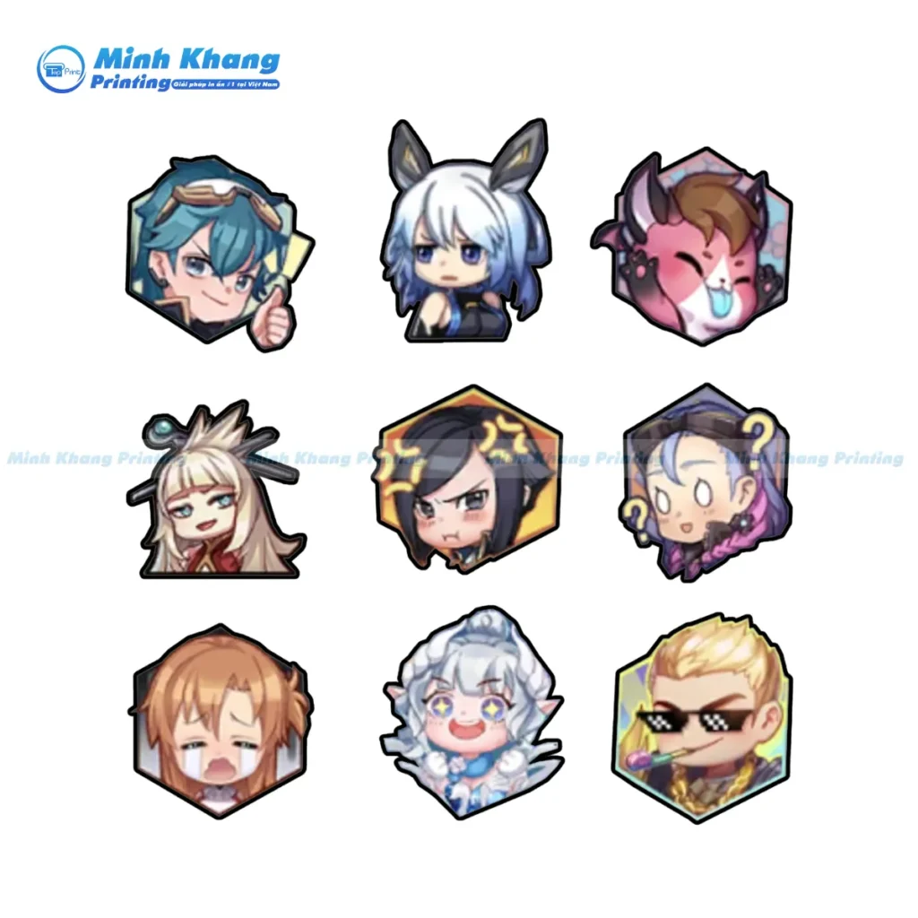Mẫu Sticker Liên Quân quen thuộc được nhiều game thủ sử dụng