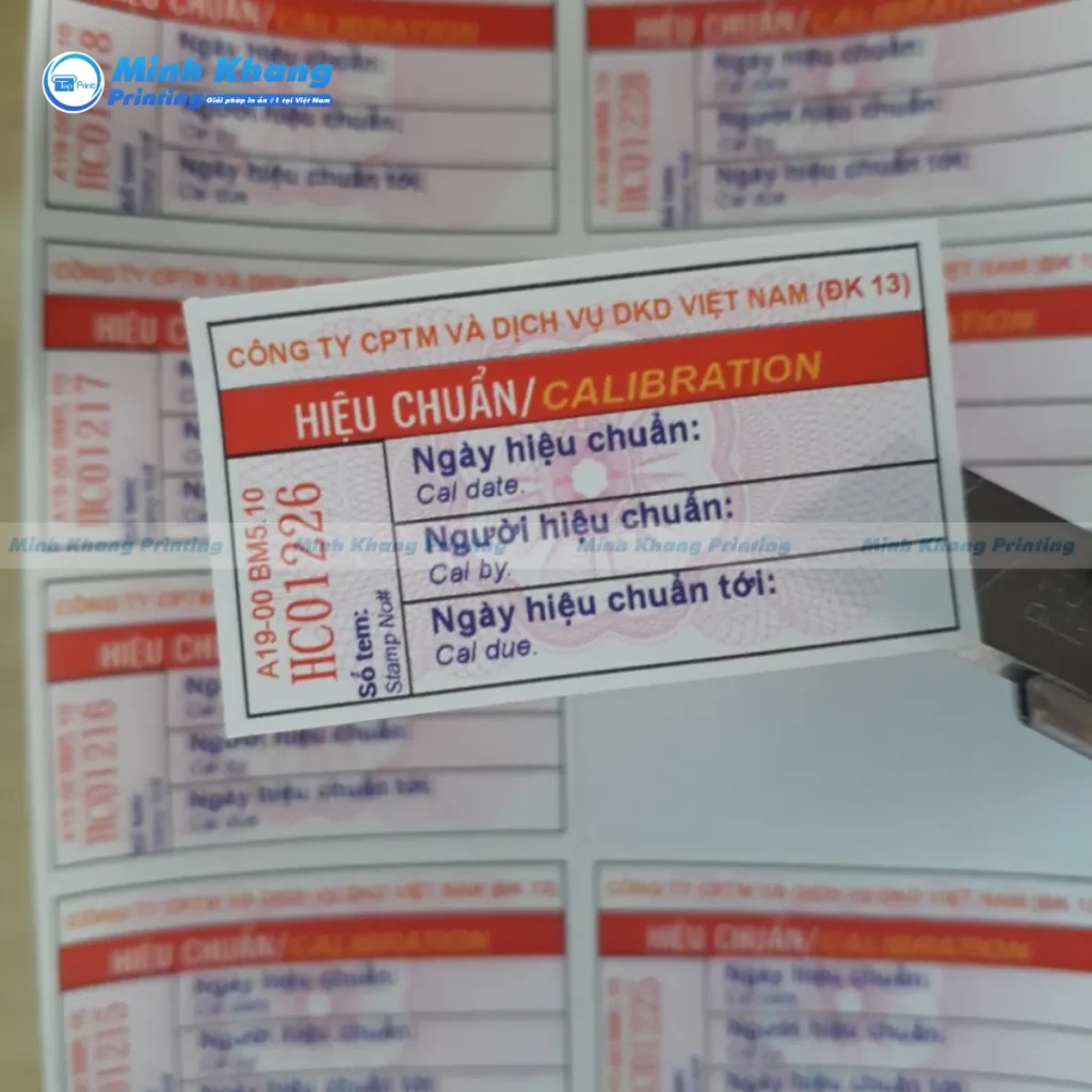 tem hiệu chuẩn