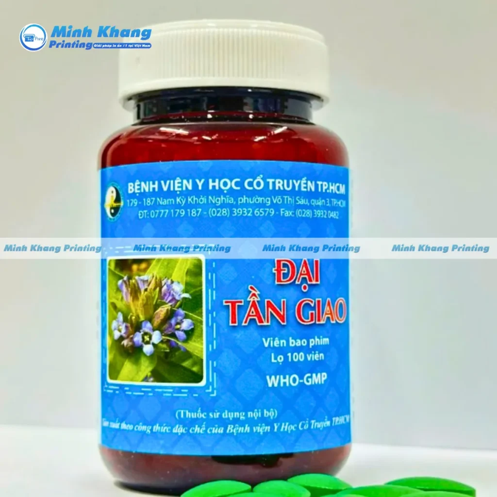 tem nhãn thuốc đông y