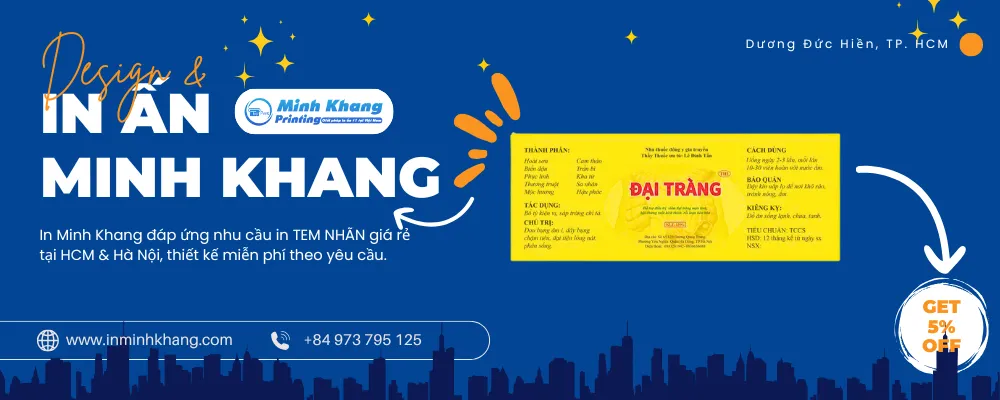 tem nhãn thuốc đông y