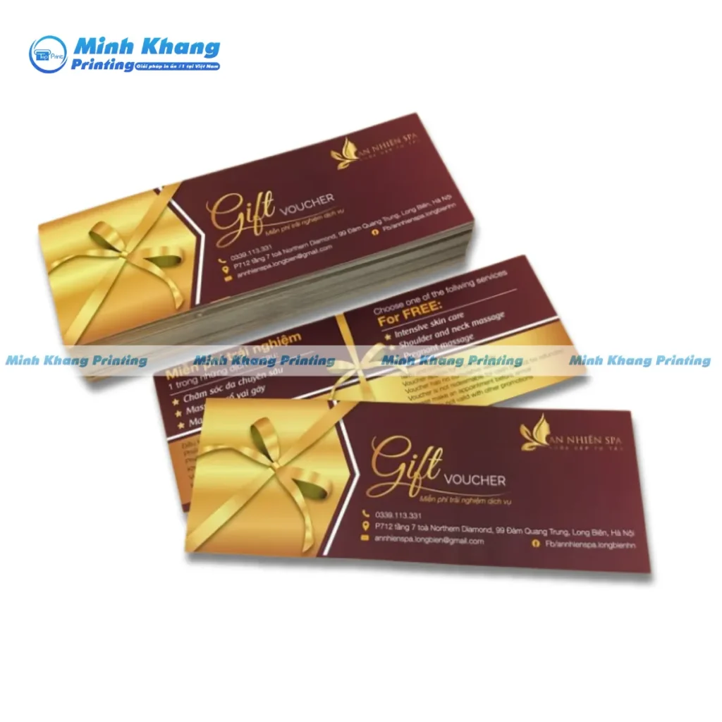Quy Cách In Voucher Giảm Giá Tối Ưu Hiệu Quả