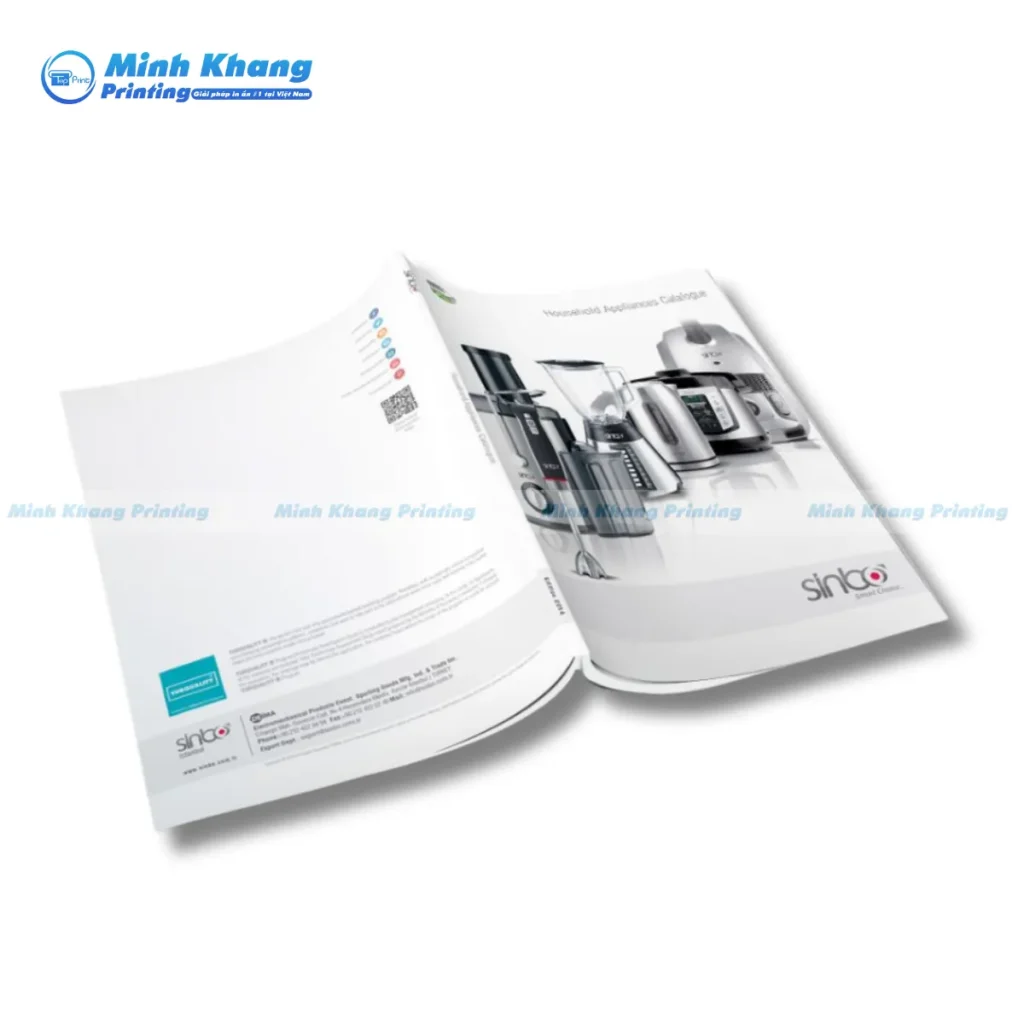 Mẫu catalogue giới thiệu ấm nước siêu tốc phong cách hiện đại