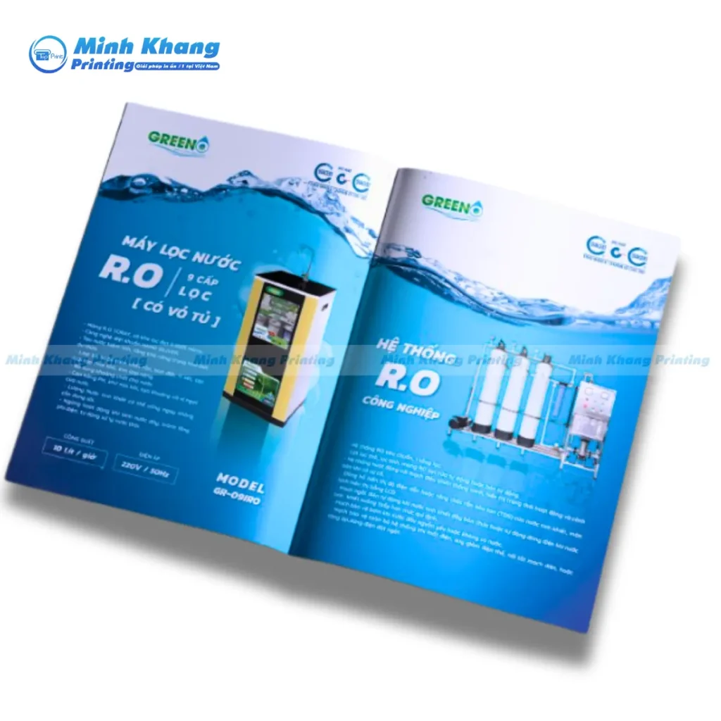 Mẫu catalogue máy lọc nước RO chuyên nghiệp