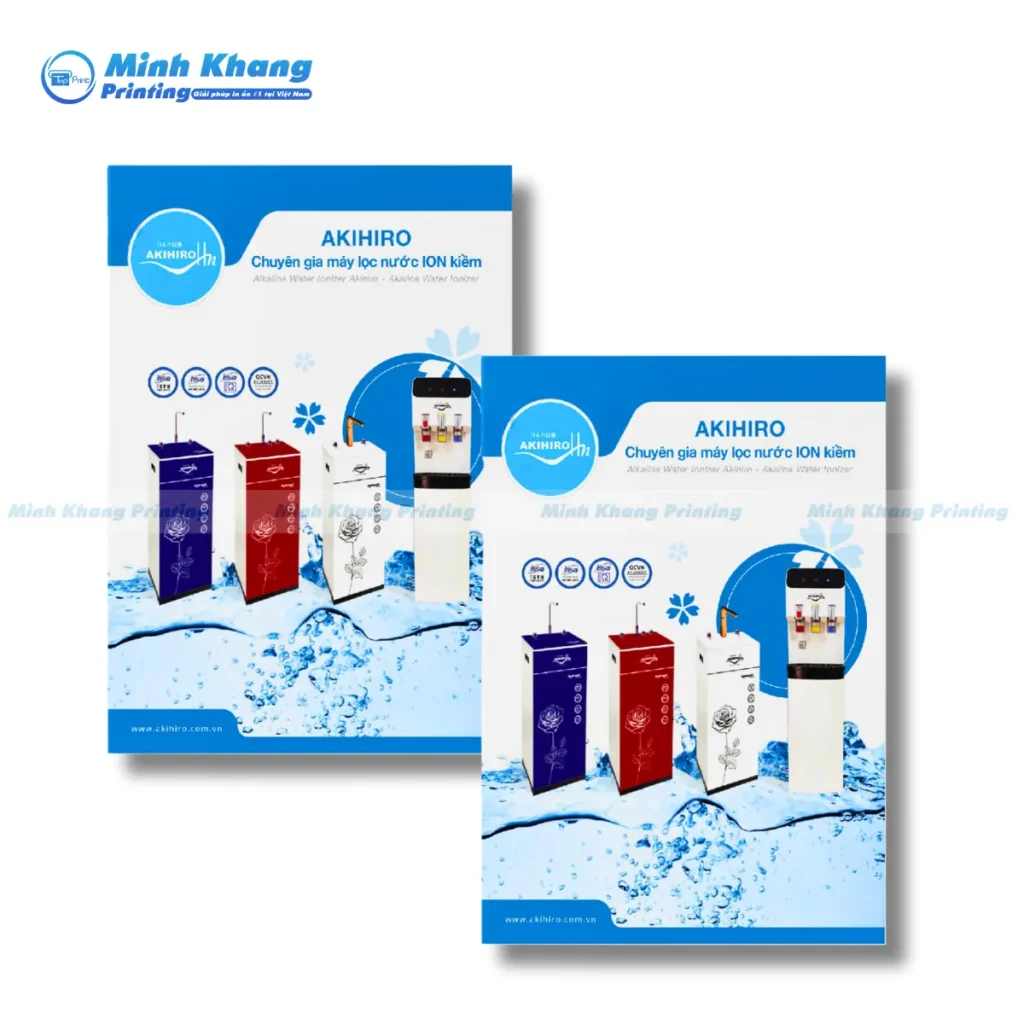 Mẫu catalogue máy lọc nước AKIHIRO ion kiềm